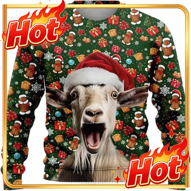 Funny Animal Goat Graphic Ugly - огляд і ціна Mens Fashion Clothes