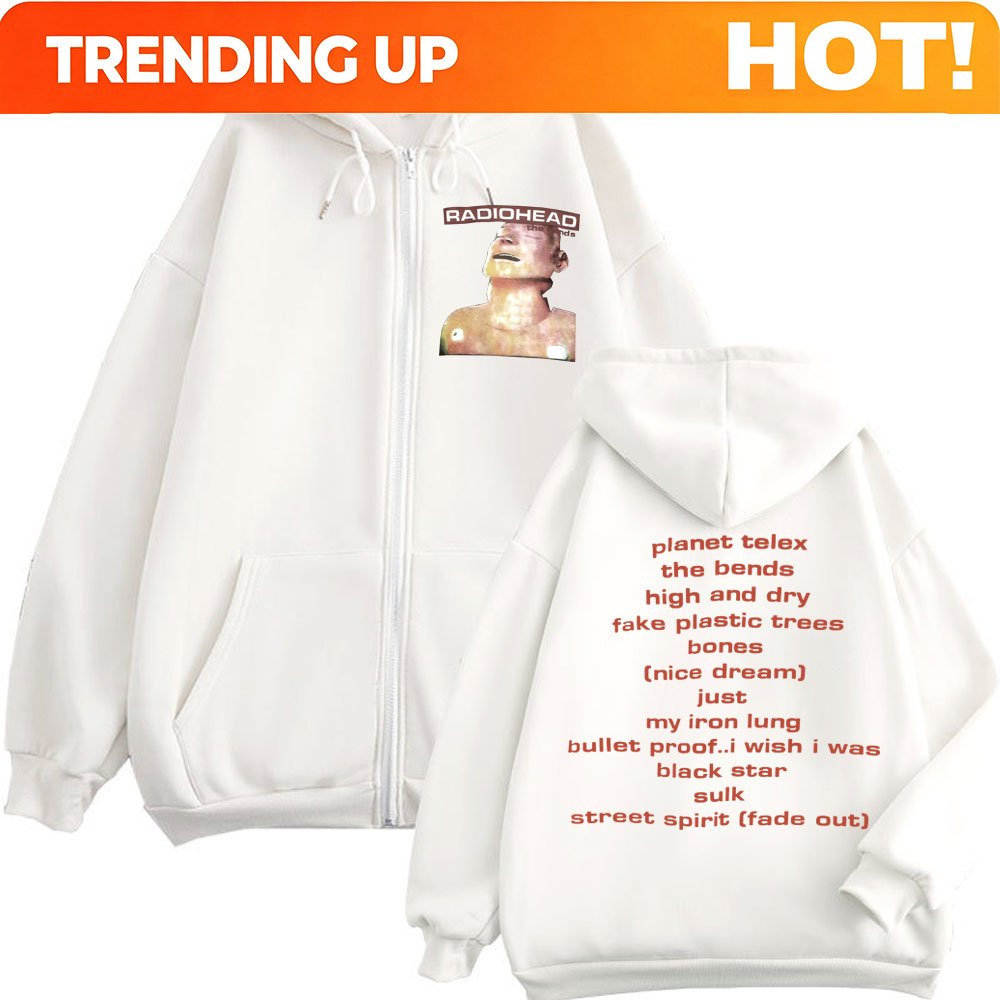 Rock Band Radiohead Music Albu - огляд і ціна Mens Fashion Zip Up Hoodies