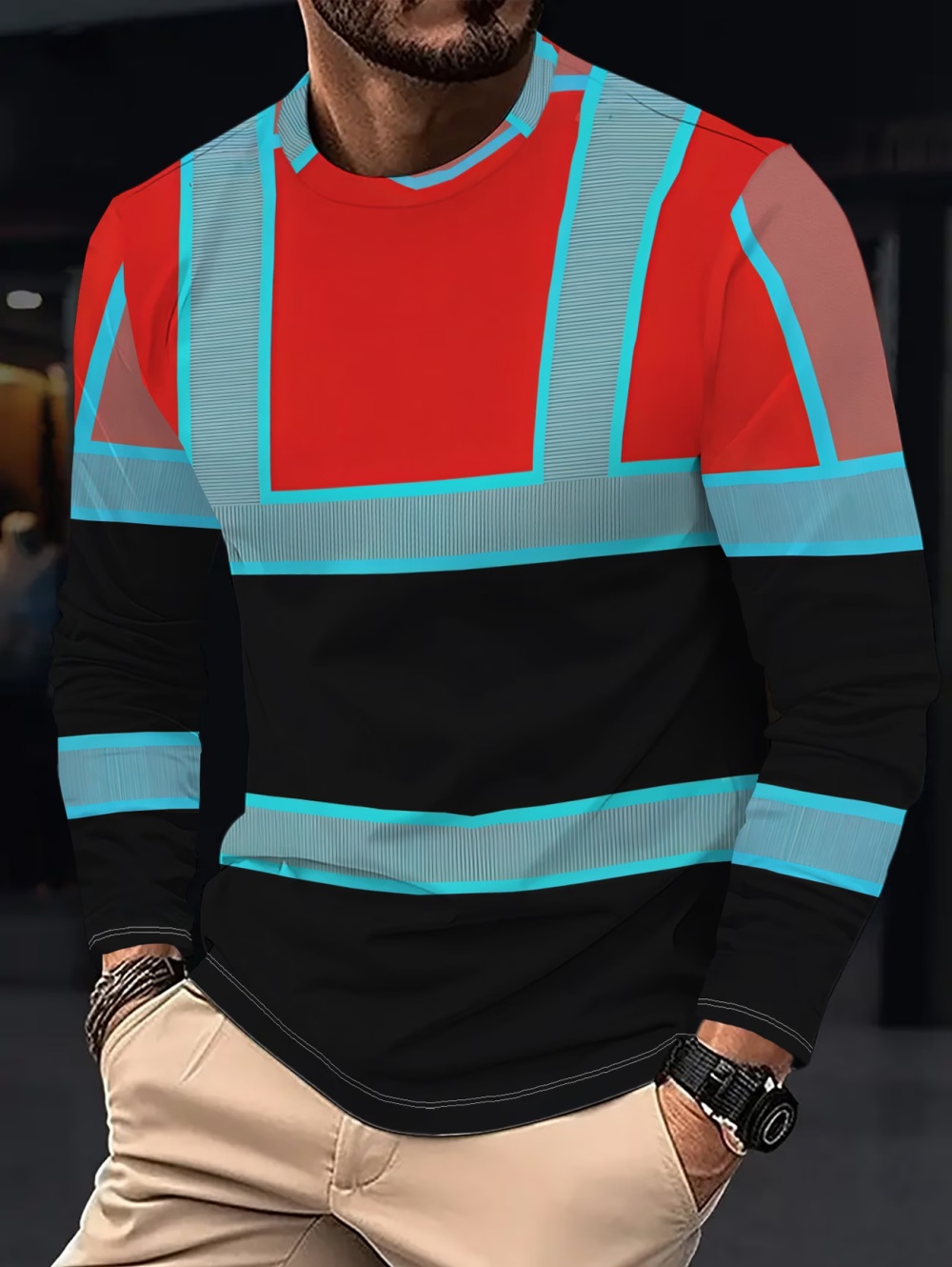 Y2K Men Neon Green Black Color - огляд і ціна Mens Fashion Summer