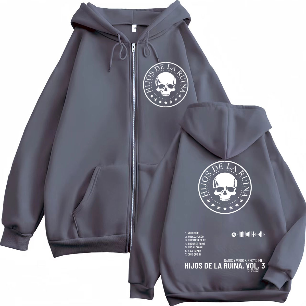 Rap Duo Natos Y Waor Hijos De  - огляд і ціна Mens Fashion Zip Up Hoodies