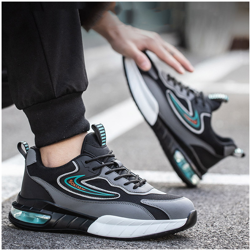men fashion steel toe caps wor - огляд і ціна Mens Fashion Trainers