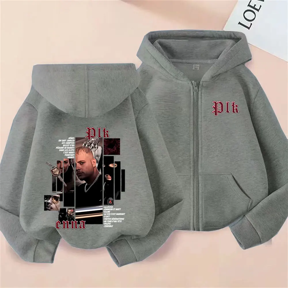 Rapper Plk Album Cover Graphic - огляд і ціна Mens Fashion Zip Up Hoodies
