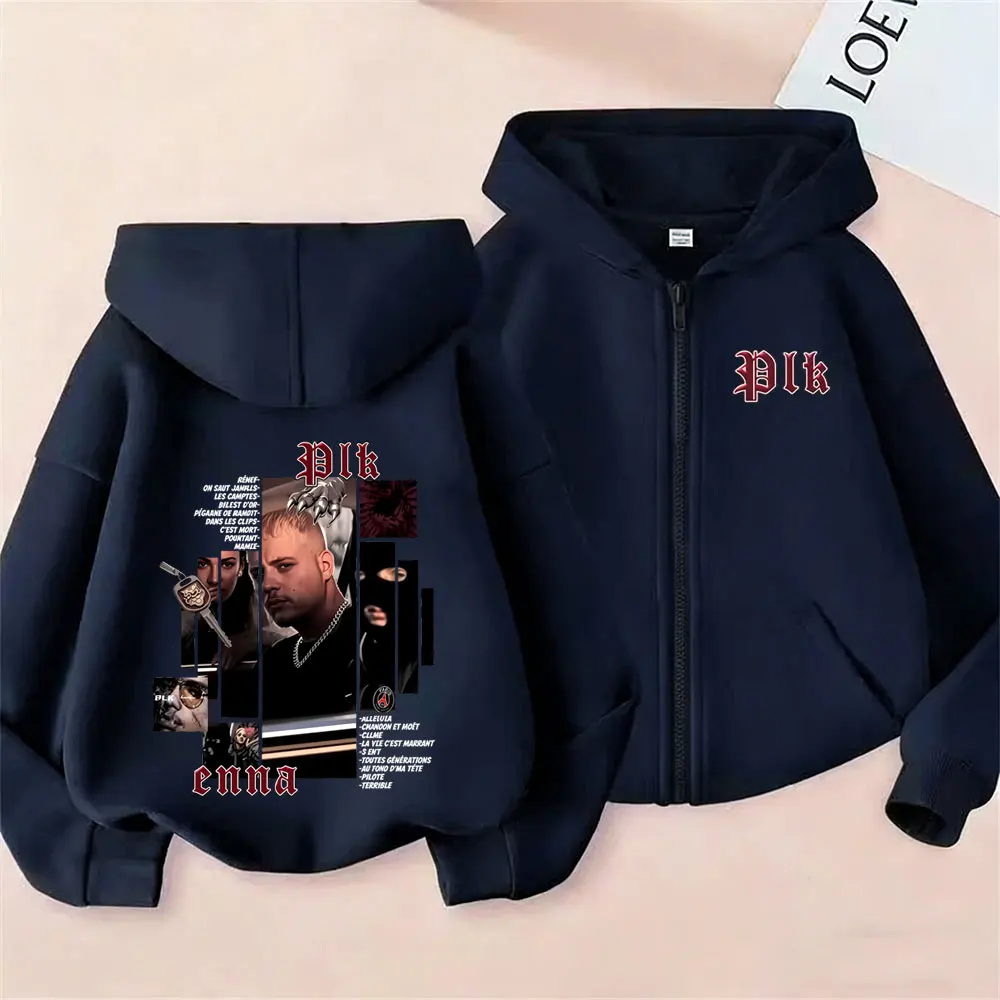 Rapper Plk Album Cover Graphic - огляд і ціна Mens Fashion Zip Up Hoodies