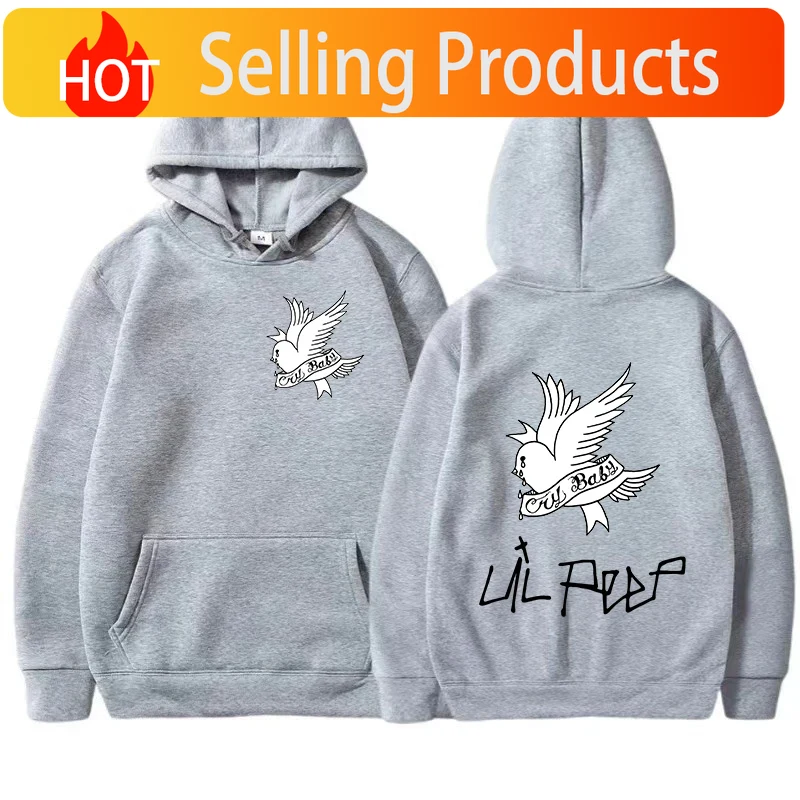 New Autunm Men Lil Peep Printe - огляд і ціна Mens Fashion Clothes