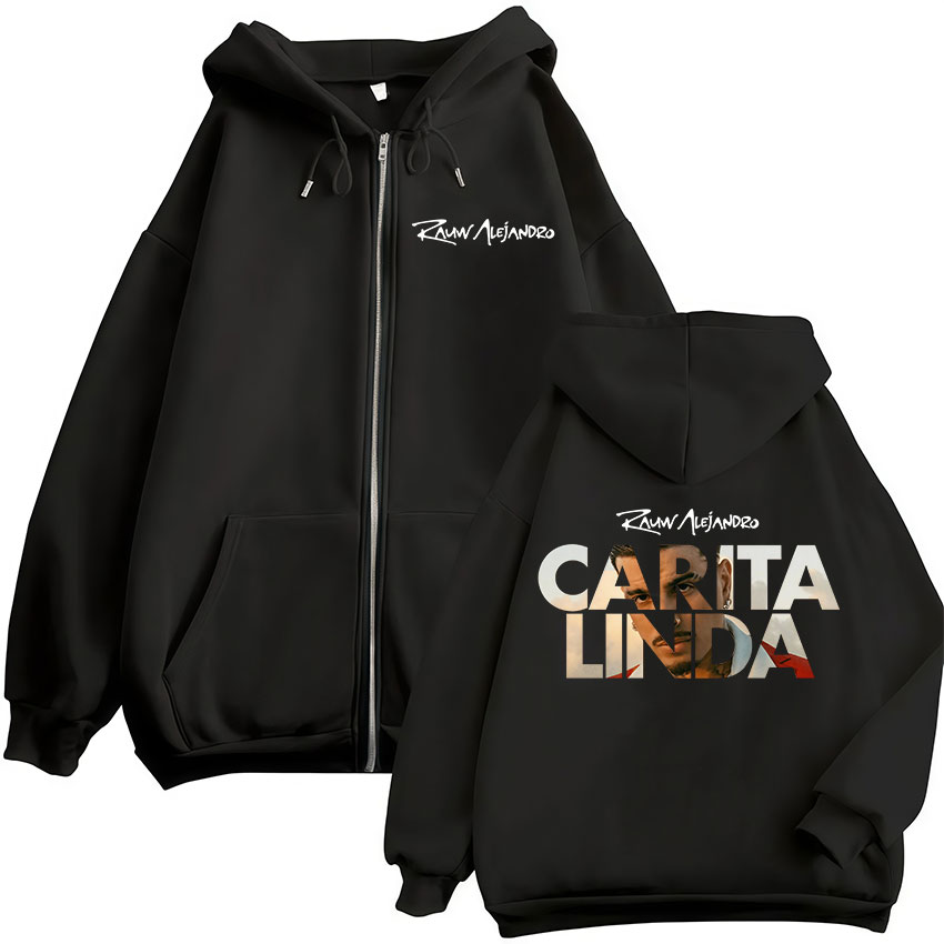 Rauw Alejandro Carita Linda 20 - огляд і ціна Mens Fashion Zip Up Hoodies